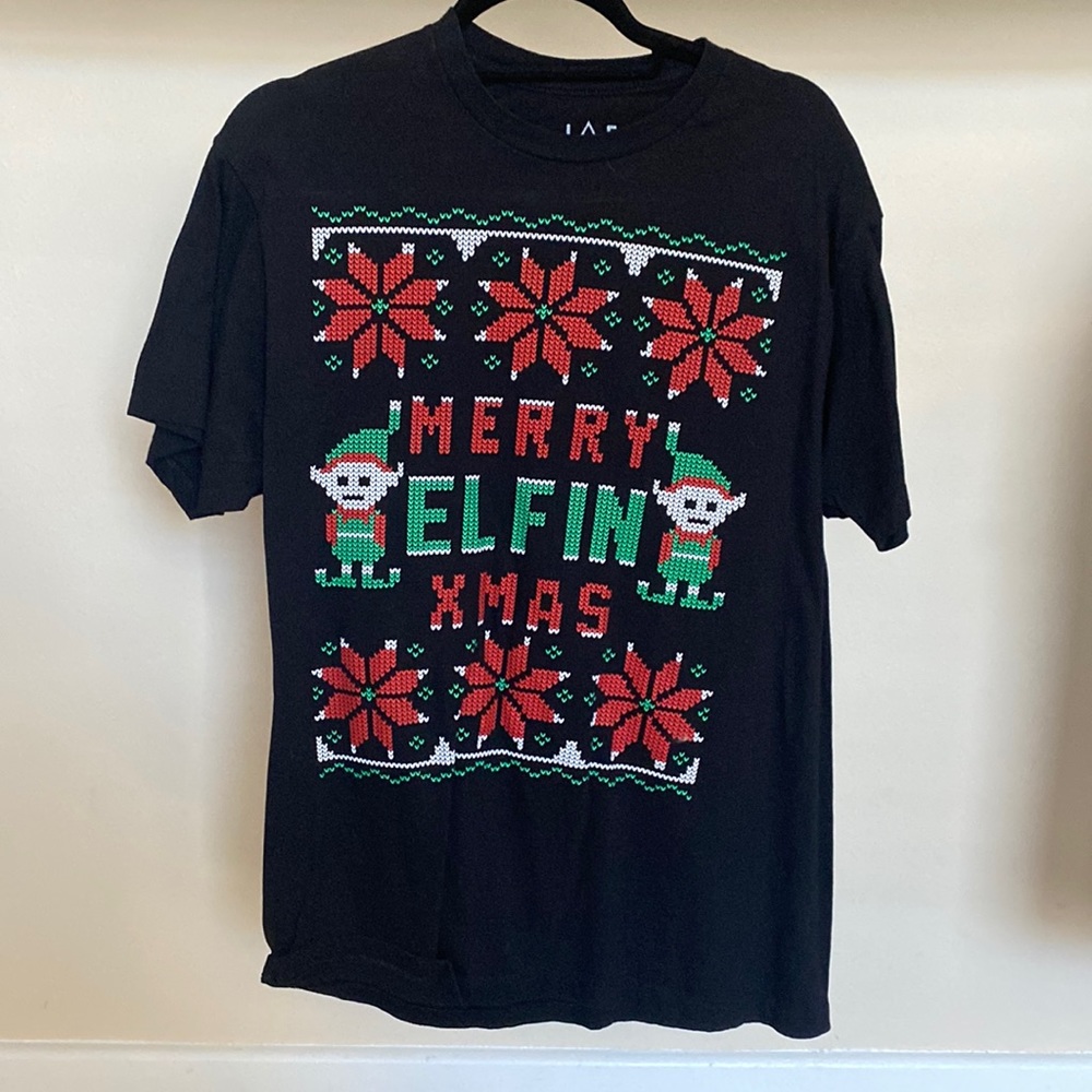 Xmas shirt - Merry Elfin Xmas